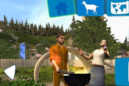 模拟山羊电脑版按什么去键变羊