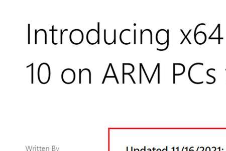win11 arm版和win11区别