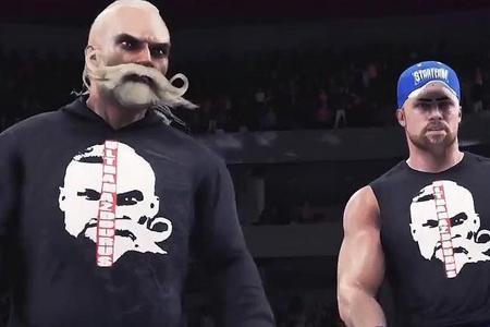 wwe2k22用什么键压制对手