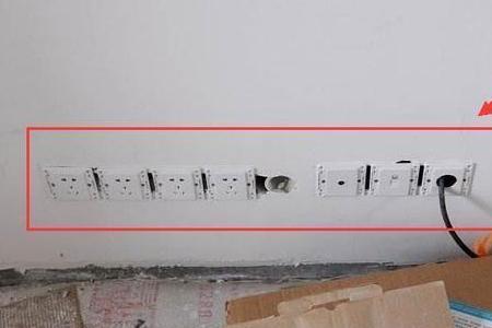 装修电视背景墙线盒安装