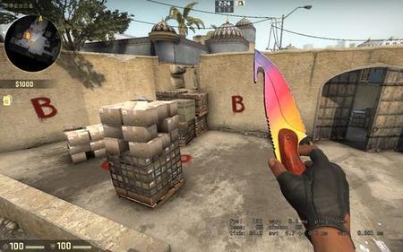 csgo弯刀深红之网咋样