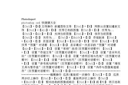 新建一篇文档的快捷键是什么