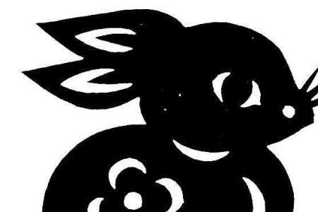 兔子剪纸画简单又漂亮