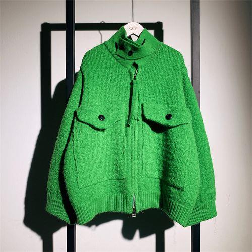 秦岚同款绿色毛衣是什么牌子