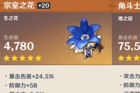 圣遗物副词条暴击率多少算极品