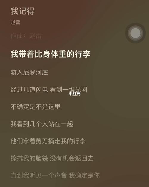 赵雷我记得什么时候写的