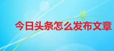 头条发布文章怎么没有记录啊