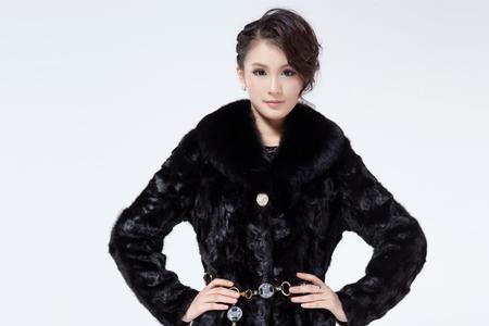 貂皮大衣如何搭配下装