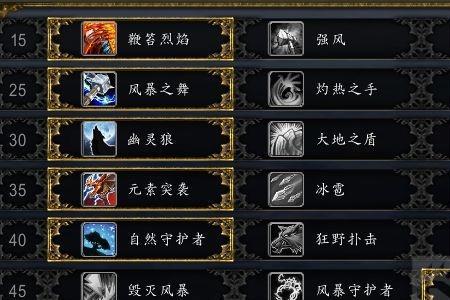 wlk元素萨pve天赋