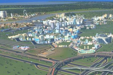 城市天际线如何连接外部火车