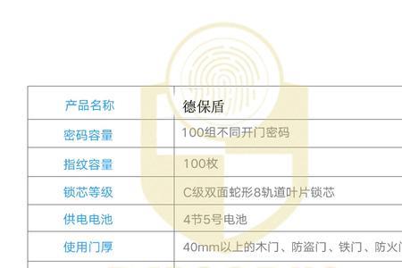德斌指纹锁怎么样