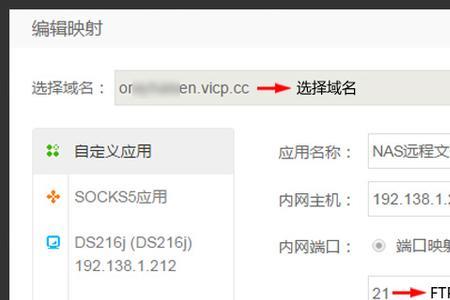 花生壳内网主机ip及端口号设置