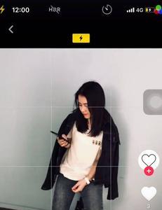 抖音自拍字是反的怎么调整