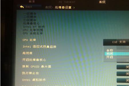 超频需要关闭哪些选项