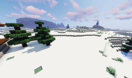 我的世界如何出生在雪地