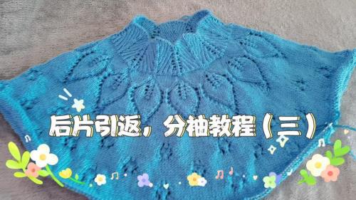 七星蝴蝶圆肩毛衣教程