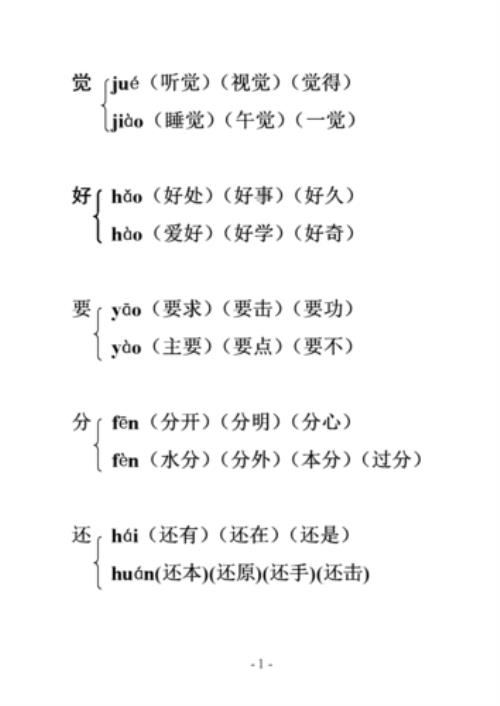 占领的占多音字组词