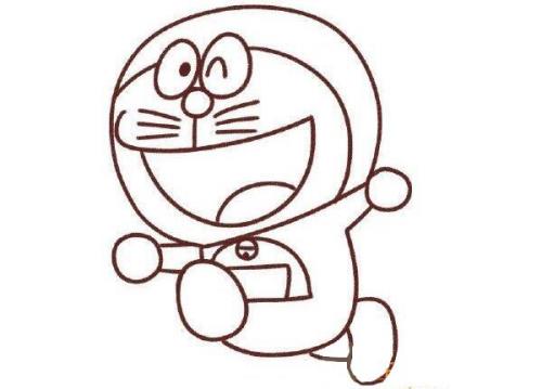 如何画机器猫