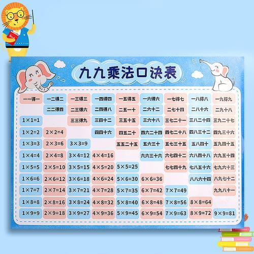 冬天九九口诀完整版