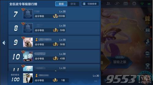 王者名字旁边的数字什么意思