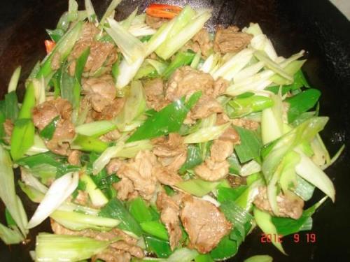 葱炒肉怎么样炒好吃