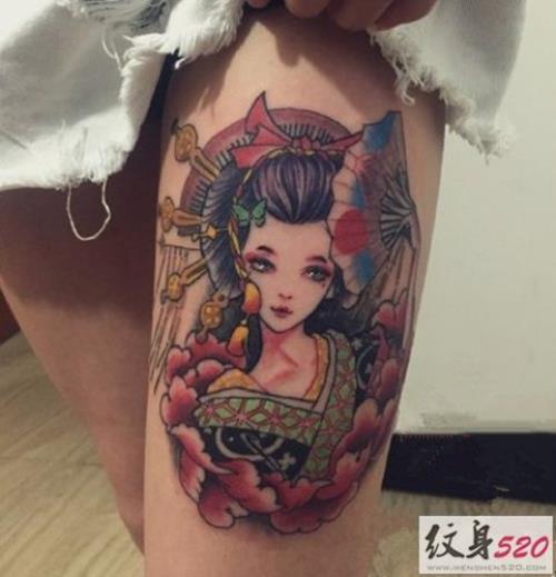 纹艺伎纹身含义