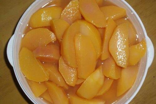 装饰性黄桃罐头能吃吗