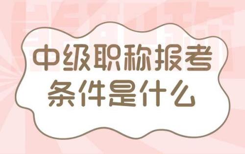 个人如何申报中级职称