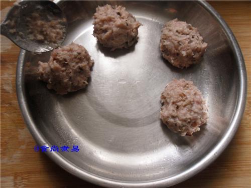 猪肉丸正宗做法