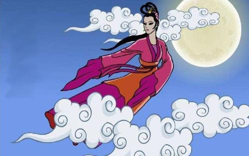 嫦娥奔月的神话故事40多个字