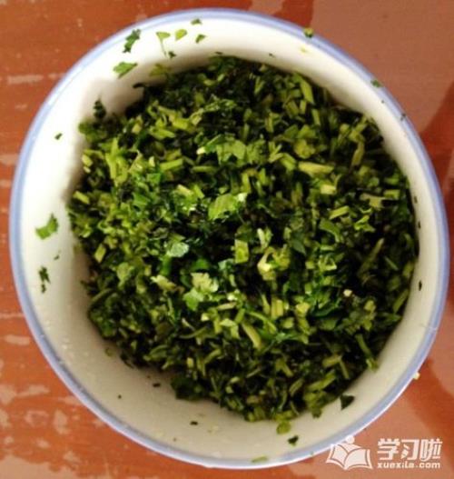 香菜馅饺子调馅禁忌
