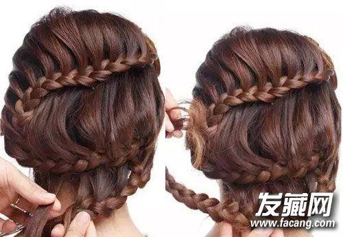 坐月子发型编发