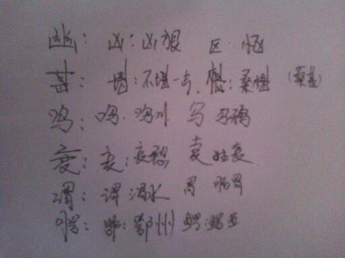 羚、椭、砾怎么组词