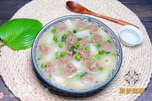 白萝卜肉丸子汤最好吃的做法
