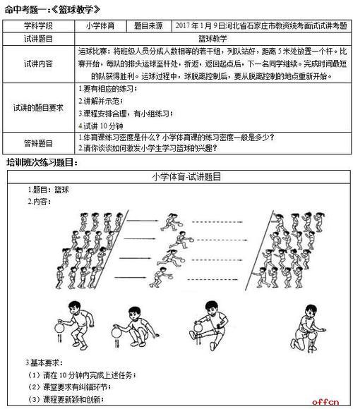 小学体育面试试讲有多少道题目