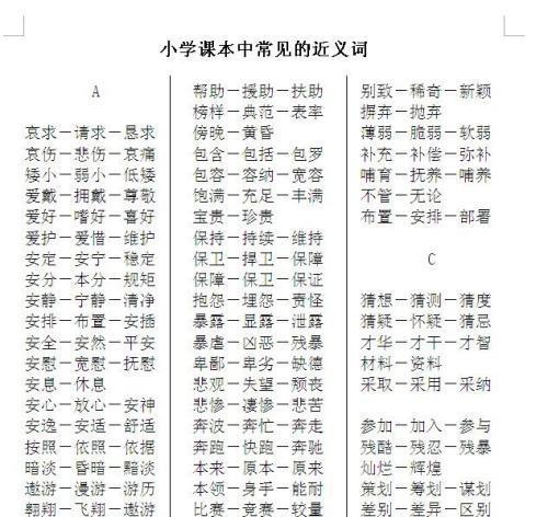 歧视的近义词和反义词