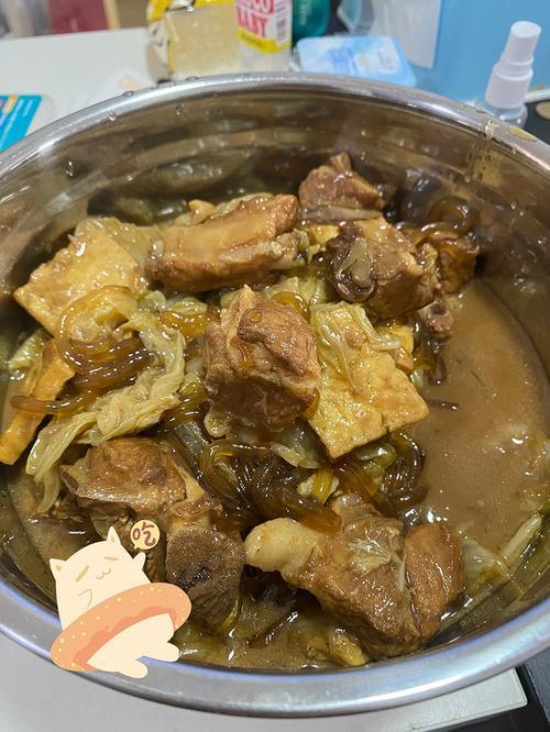 排骨白菜豆腐粉条怎么炖