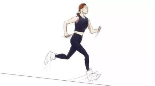 一百米坐着跑和正常跑对比