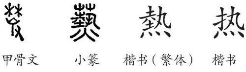 热的笔顺怎么写