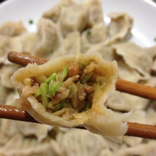 土豆馅蒸饺花样做法