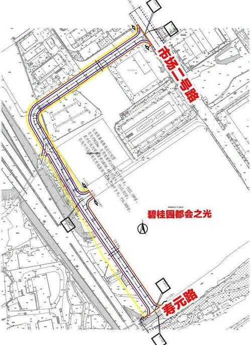 建设西路西延出囗计划