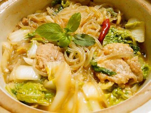 腐竹白菜炖粉条