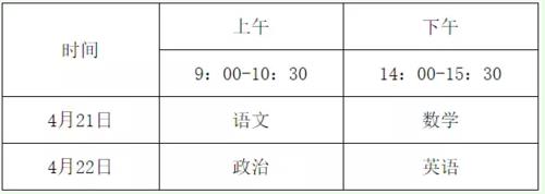 广东单招考试时间2023具体时间