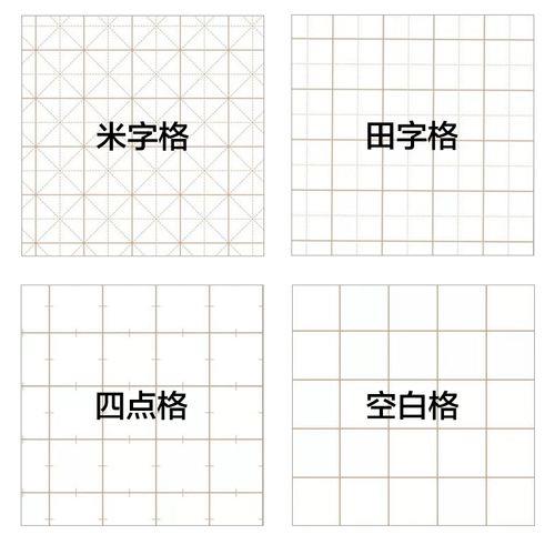 广字占格怎么写田字格