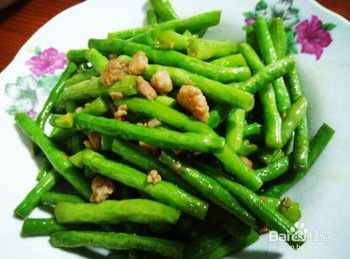 黄磊豇豆角家常做法