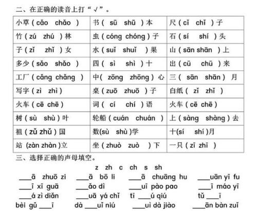 平舌音有那些字母