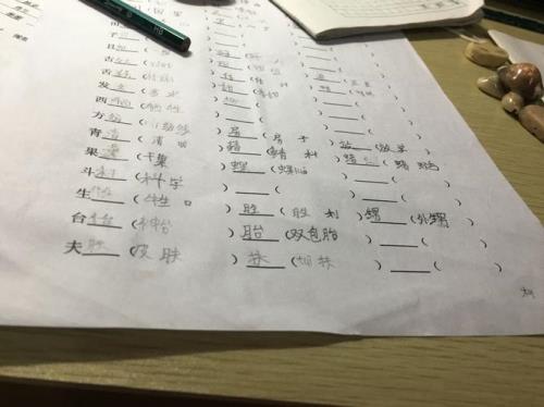 分加偏旁组成新字再组词