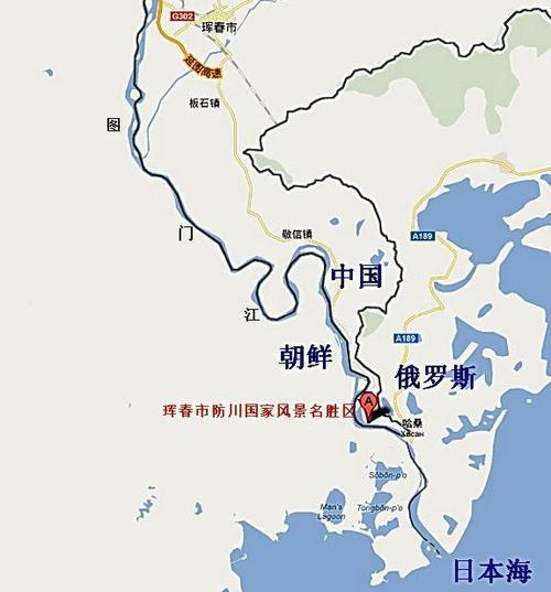 珲春出海口有多大