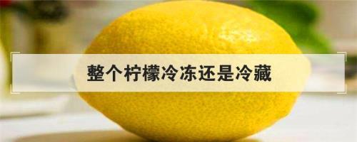 柠檬能放冷冻保存吗