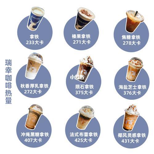 瑞幸花魁50咖啡热量